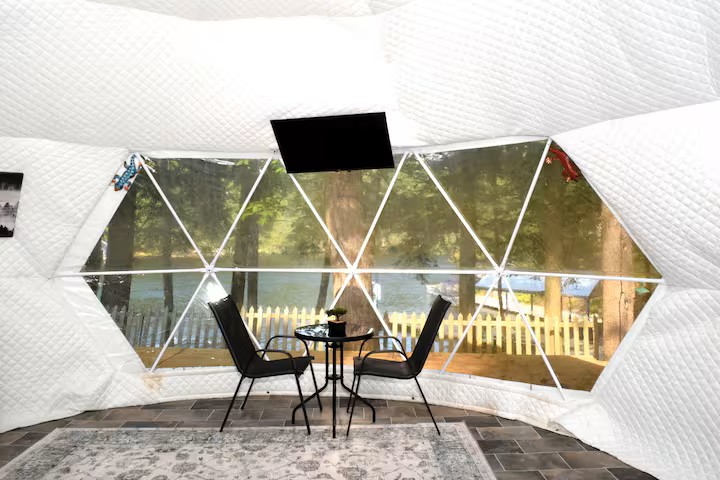 Couple's Getaway Waterfront Dome